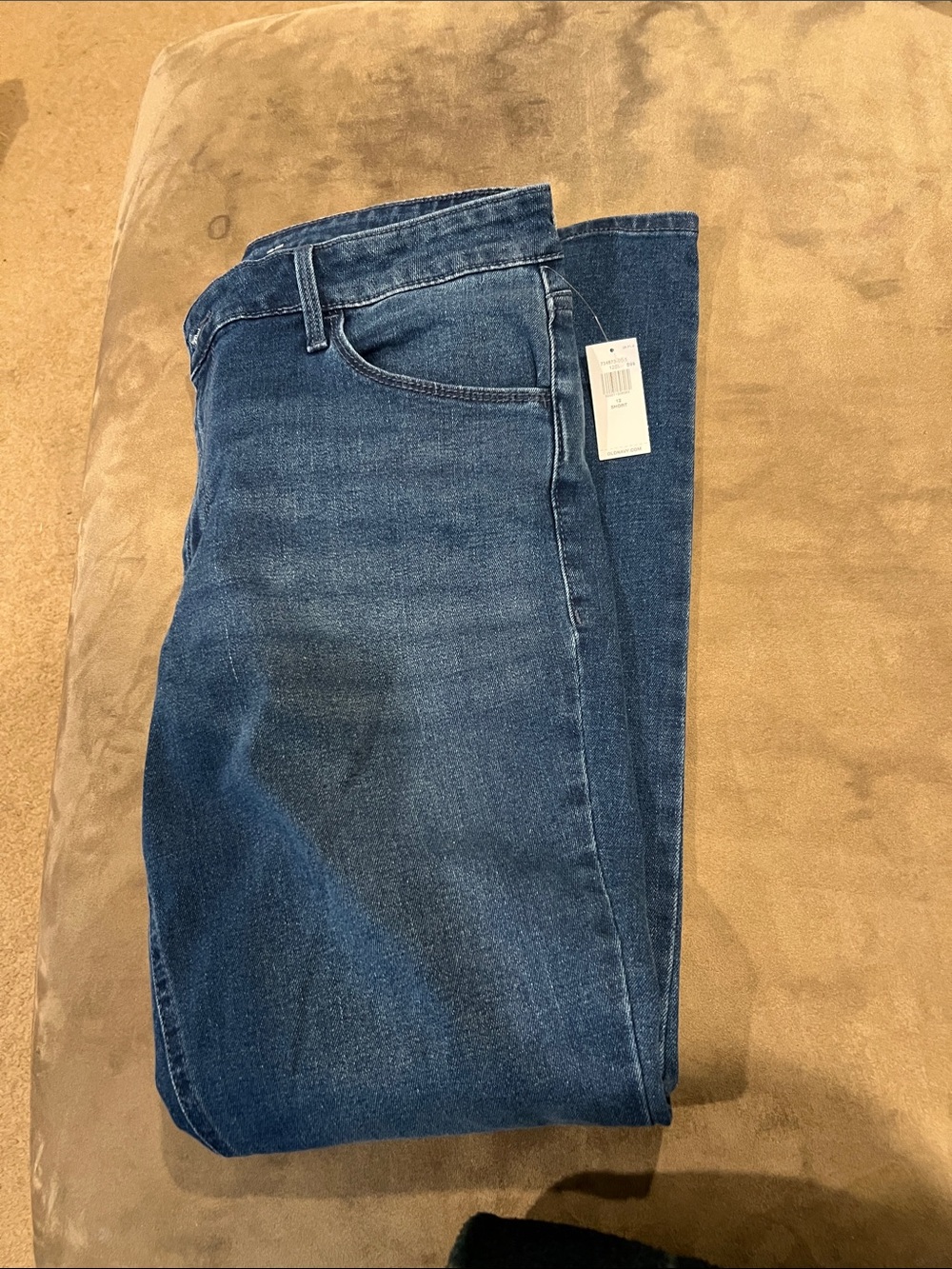 Old Navy Dark Blue WOW Bootcut Denim Jeans size 12 short